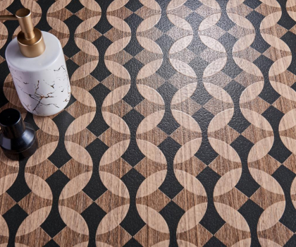 蒙娜麗莎瓷磚流金曜影｜解構(gòu)幾何拼花美學，演繹多重質(zhì)感藝術