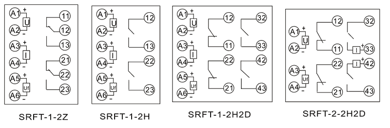 SRFT-2-2H2D內部接線圖